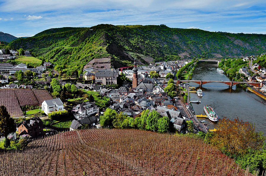 Castle Photograph - TOP VIEW. Moselle River. #1 by Andy i Za