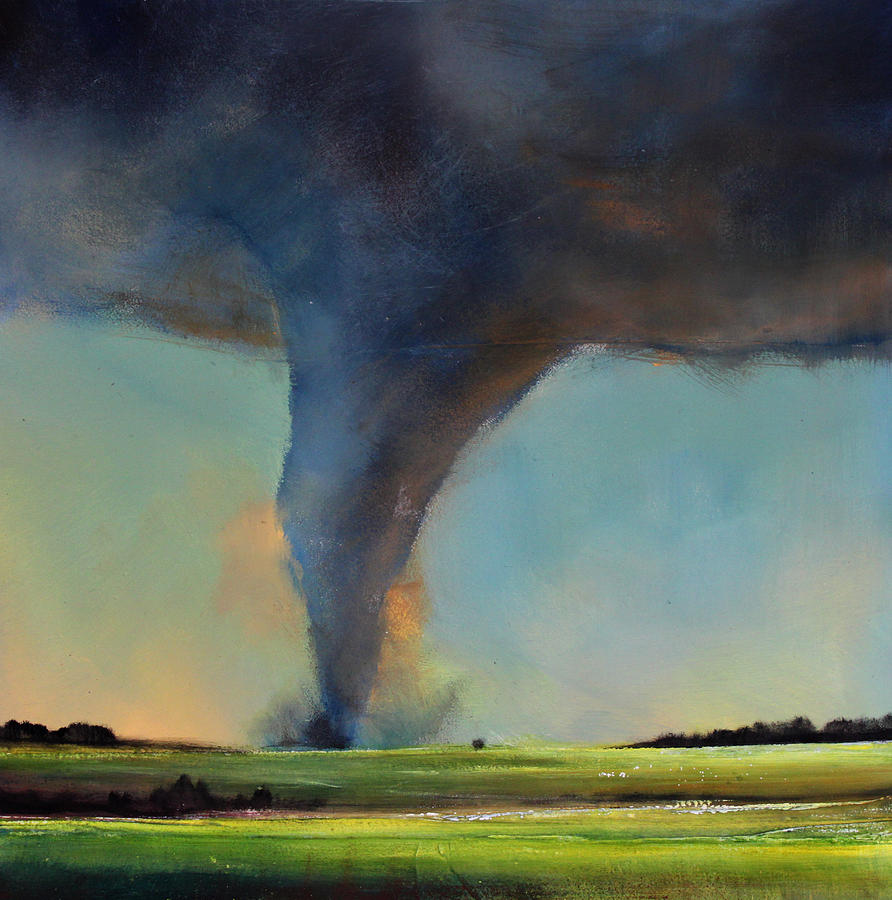 Landscape Painting - Tornado on the Move #2 by Toni Grote