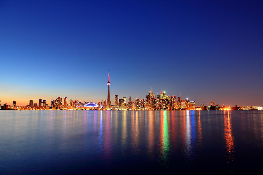 Toronto cityscape #1 Photograph by Songquan Deng