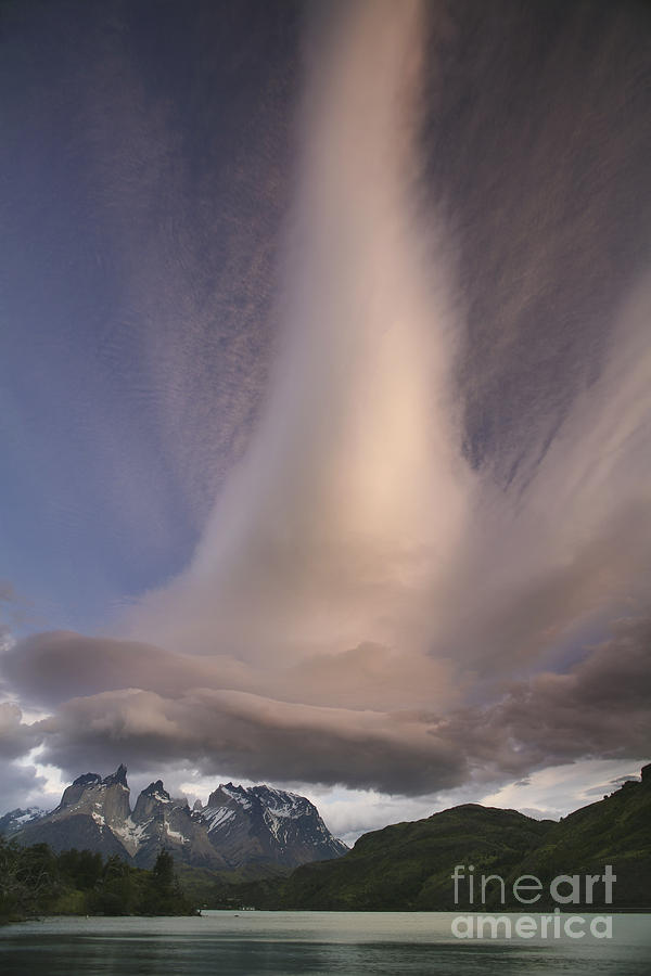 Torres Del Paine National Park Photograph - Torres del Paine NP in Chile #2 by Art Wolfe MINT