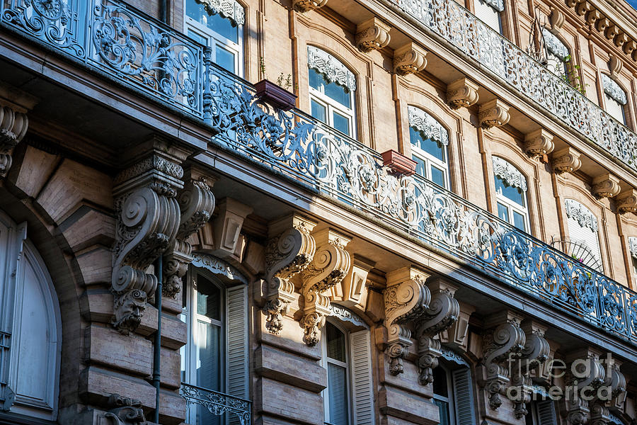 Toulouse facade 1 Photograph by Elena Elisseeva