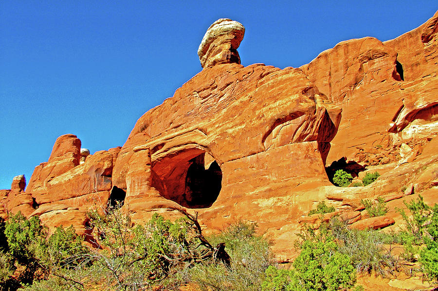 Tower Arch from Tower Arch Trail in Arches National Park, Utah #1 Photograph by Ruth Hager