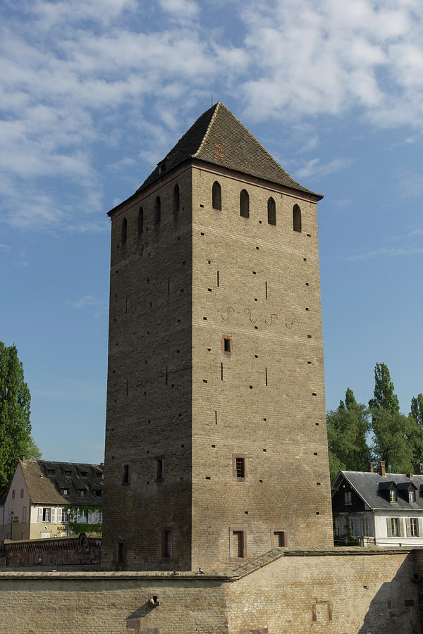 Tower at Ponts Couverts  #1 Photograph by Teresa Mucha