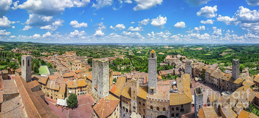 Towers of San Gimignano #1 Photograph by JR Photography