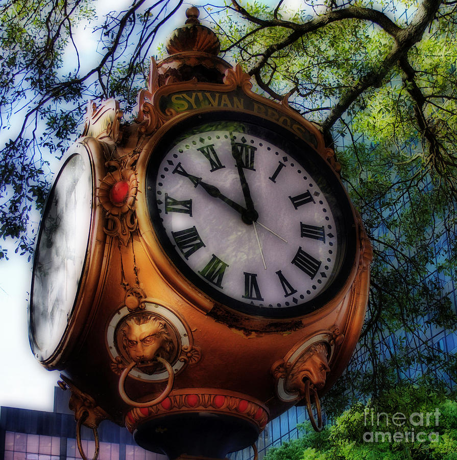 Town Clock #1 Photograph by Skip Willits