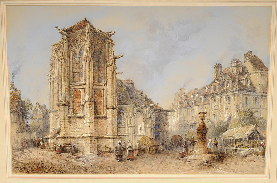 Town Painting by Thomas Colman