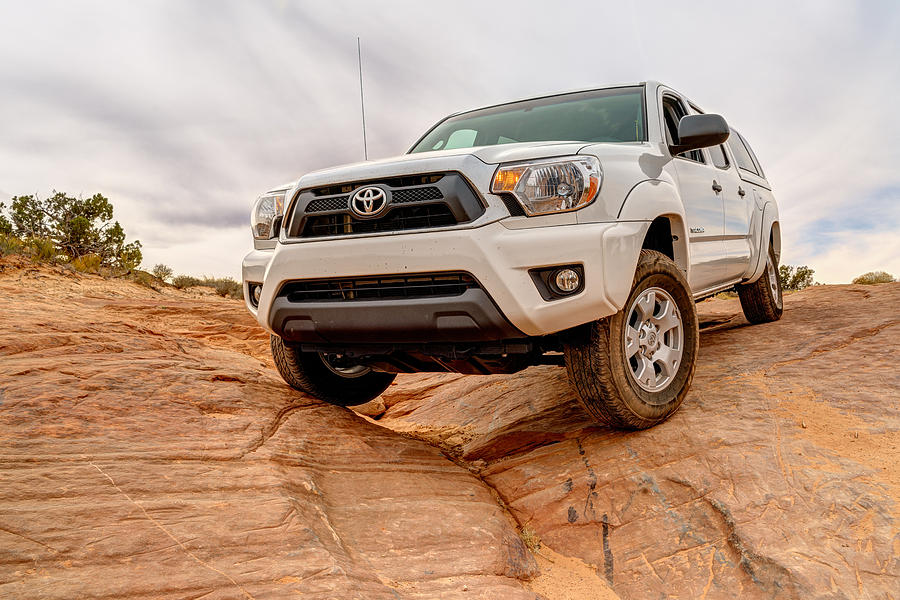 Toyota Tacoma at Arches #1 Photograph by Brett Engle