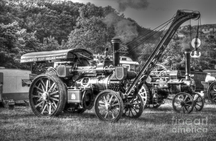 Traction engine with crane #1 Photograph by Rod Jones