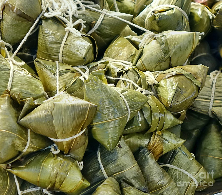 traditional-chinese-sticky-rice-dumplings-photograph-by-yali-shi