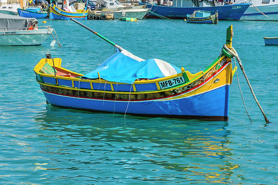 Colorful Fishing Boats Image & Photo (Free Trial)