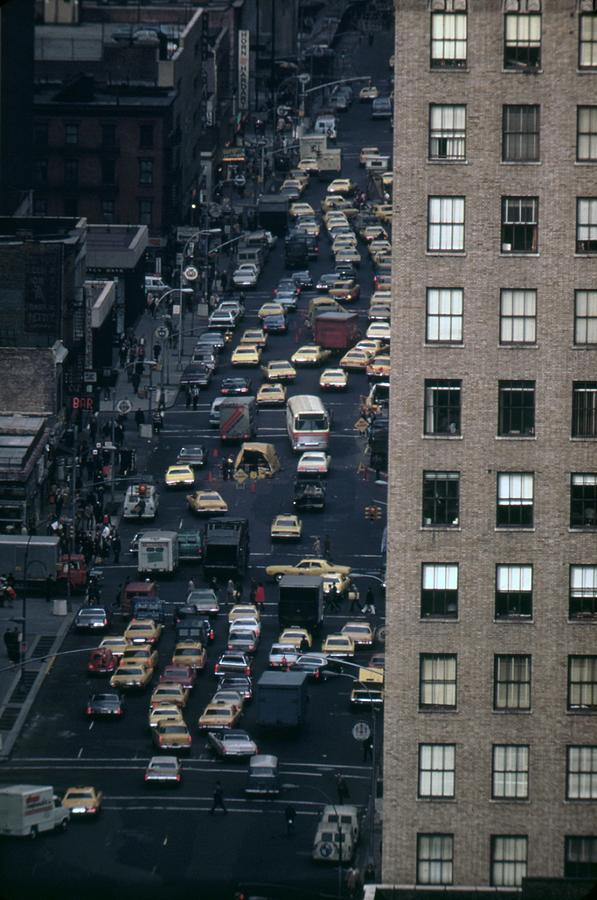 Traffic In New York City. View Photograph by Everett Fine Art America