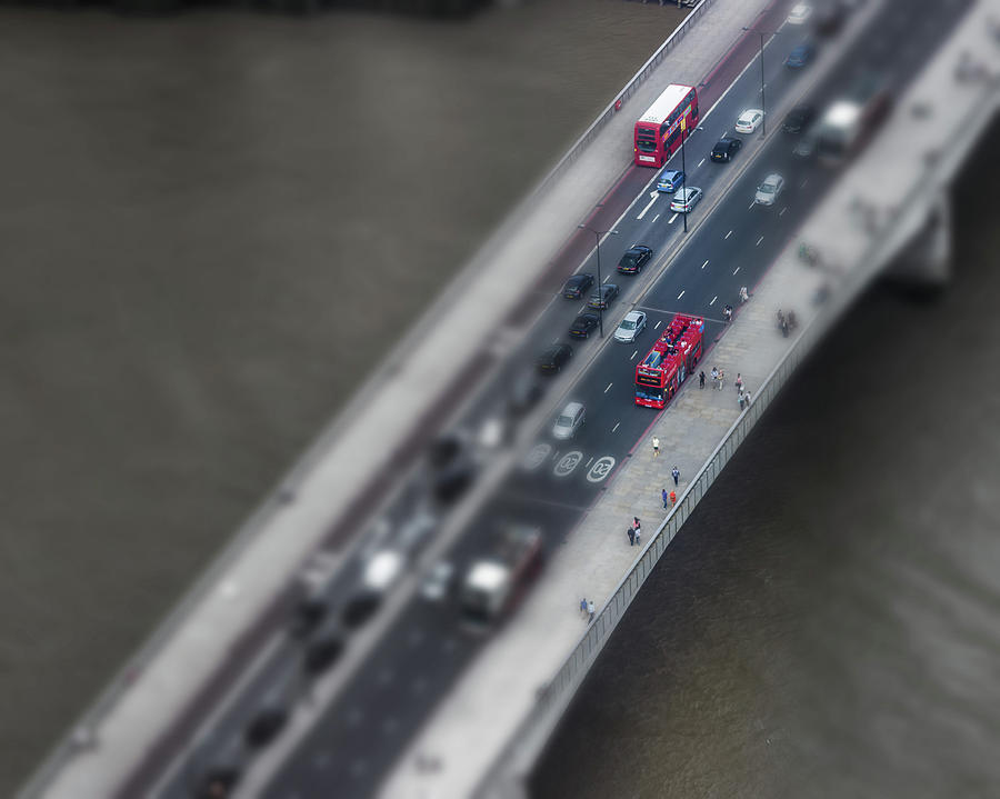 London Photograph - Traffic #1 by Martin Newman