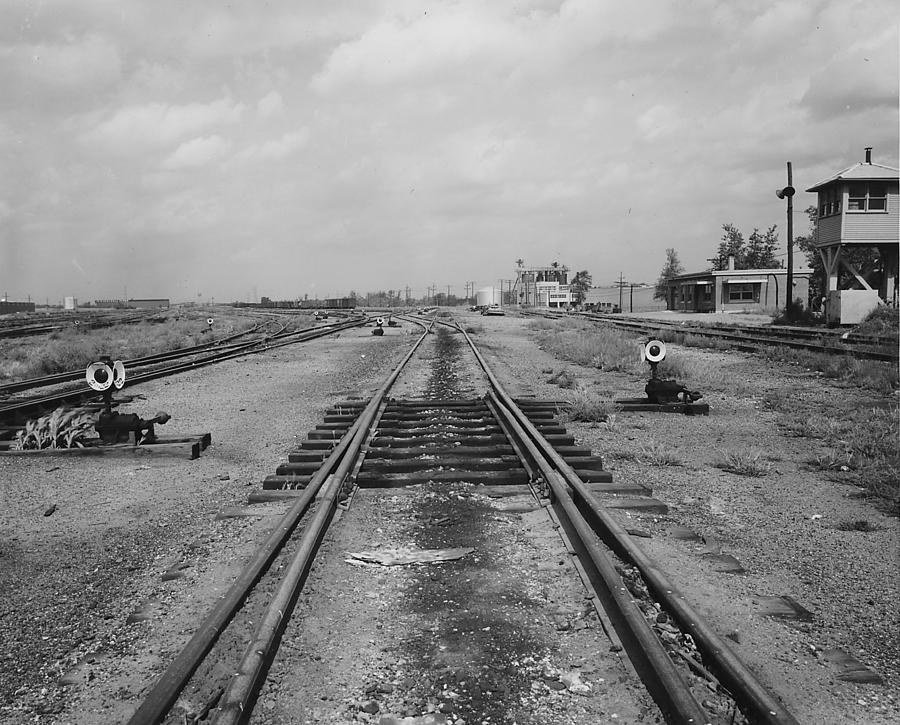 Train Yard Sits Idle During 1962 Strike Photograph by Chicago and North Western Historical Society