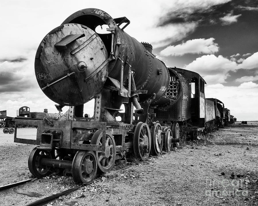 Train Graveyard Uyuni  Bolivia 4 #2 Photograph by Bob Christopher