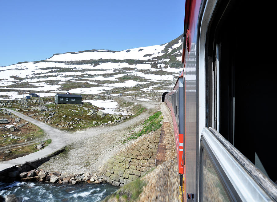 Train in Norway #1 Photograph by Dutourdumonde Photography