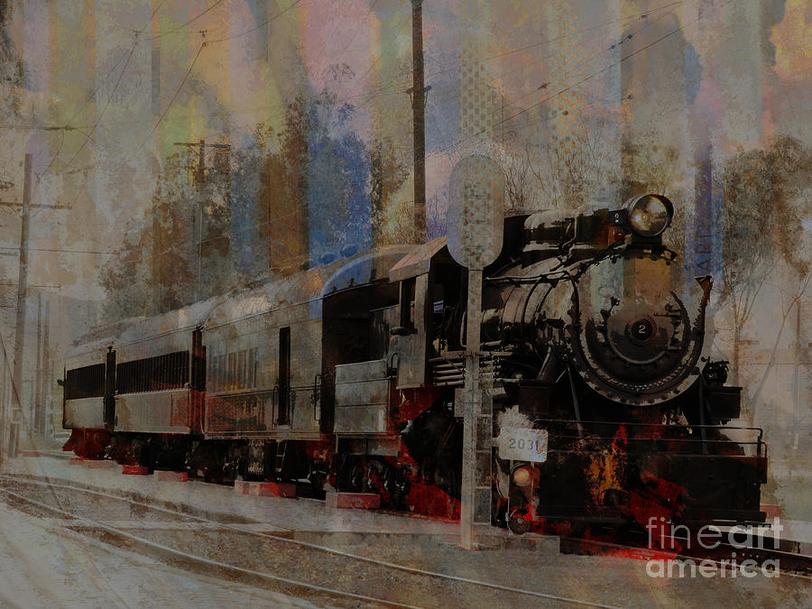 Train Photograph - Train Station #1 by Robert Ball