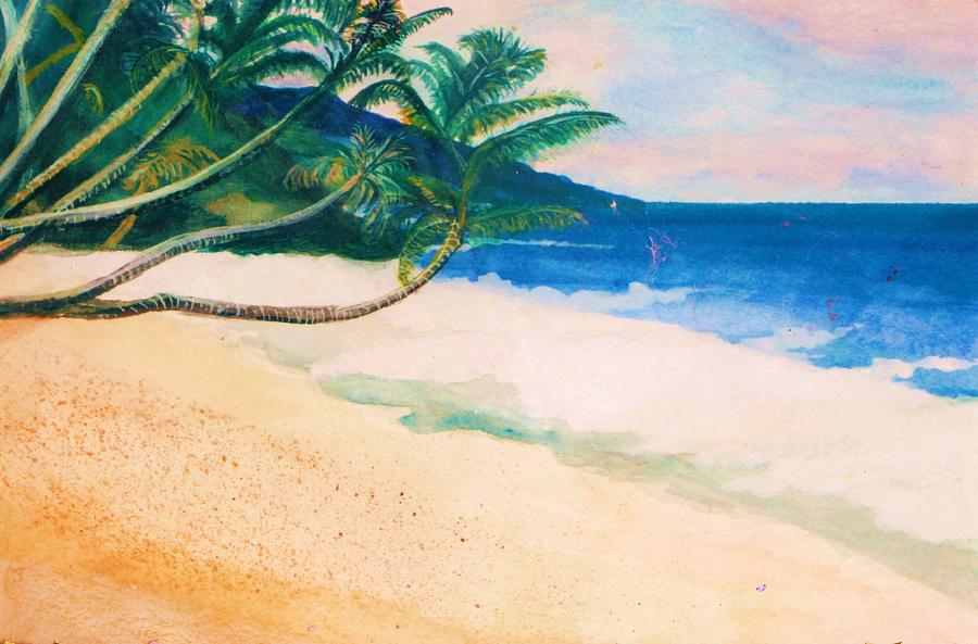 Beach Painting - Tranquility #1 by Anne-elizabeth Whiteway