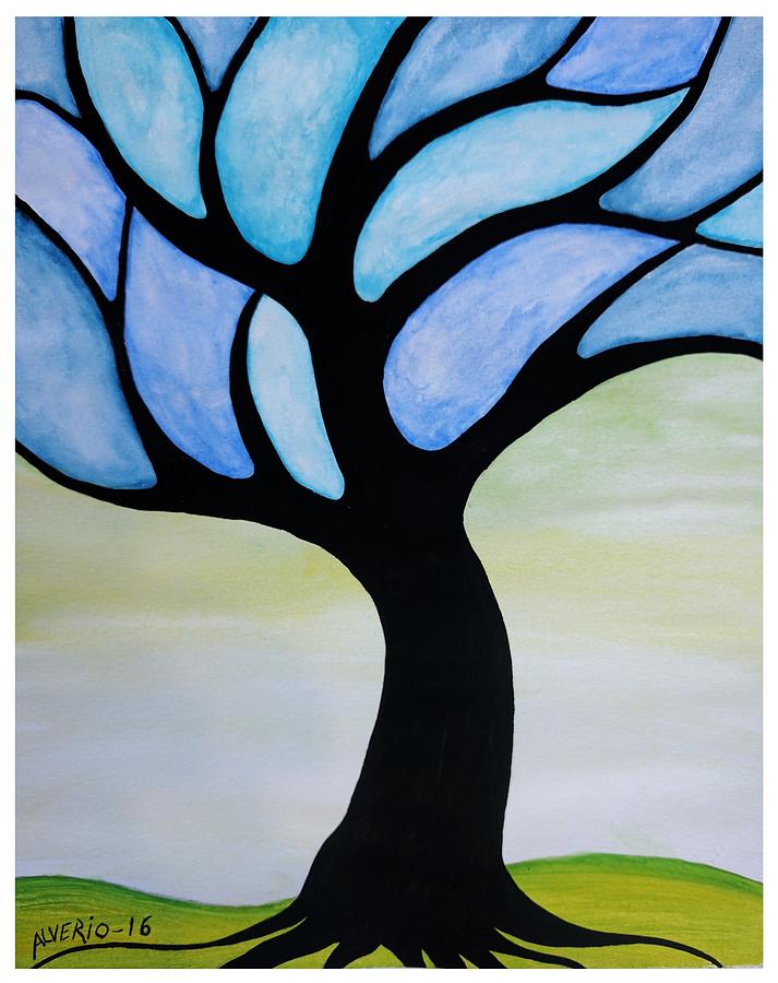 Tree Painting - Tree of Life #2 by Edwin Alverio