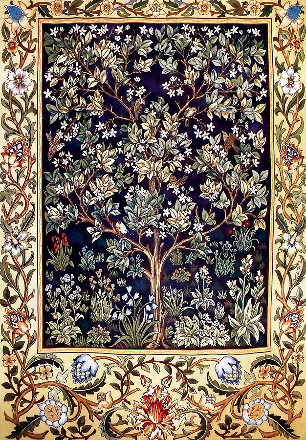 Tree Of Life #1 Painting by William Morris