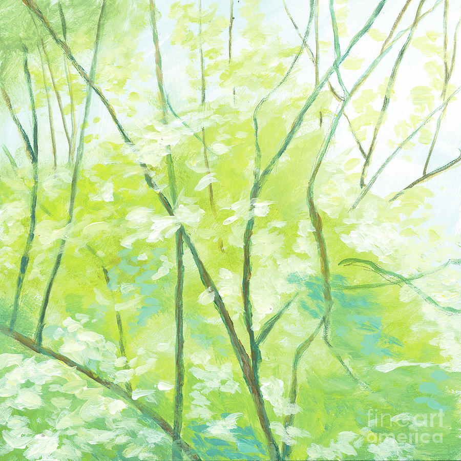 Trees 1 Painting by Melody Cleary
