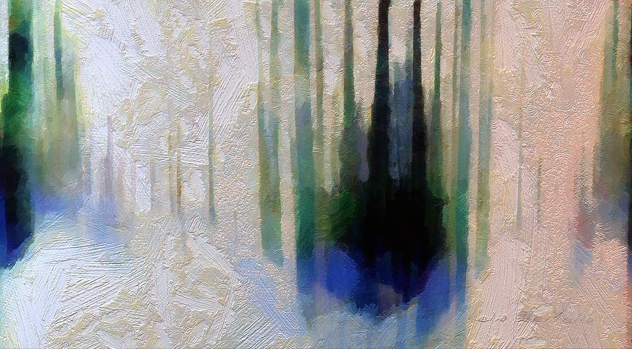 Trees #1 Painting by Lelia DeMello