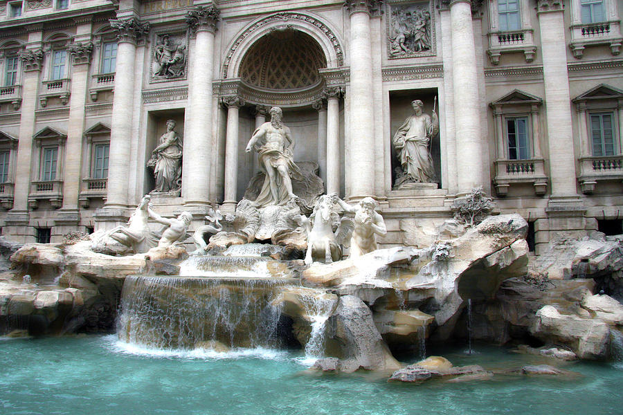 Trevi Fountain #1 Photograph by Mitch Cat
