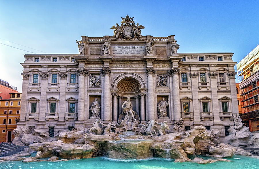 Trevi fountain, Roma, Italy #1 Photograph by Elenarts - Elena Duvernay photo
