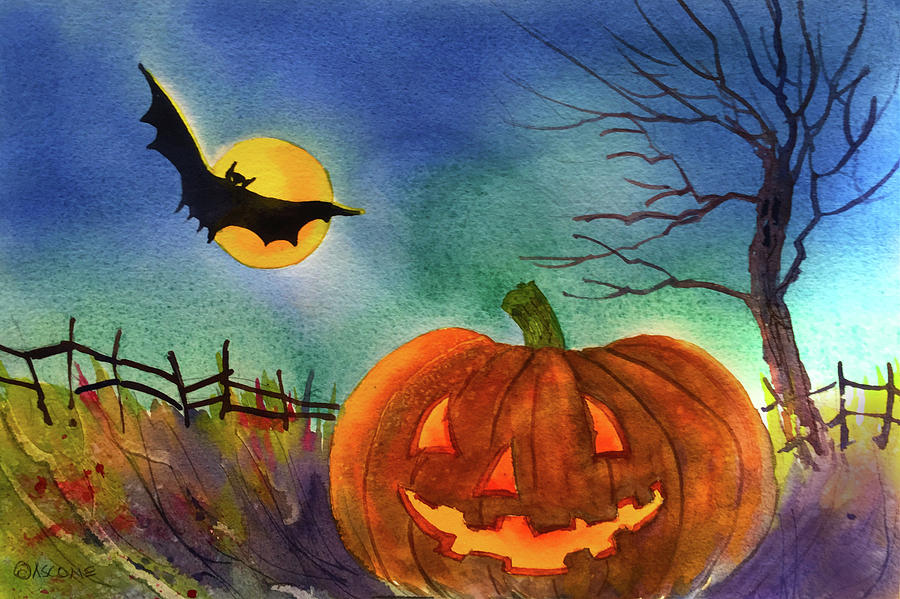 Trick or Treat #1 Painting by Teresa Ascone