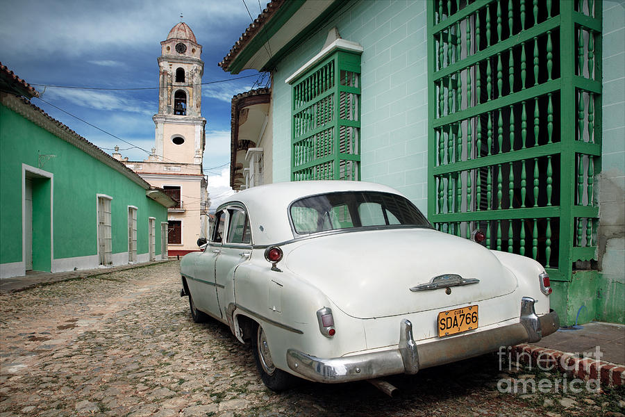 Car Photograph - Trinidad - Cuba #2 by Rod McLean