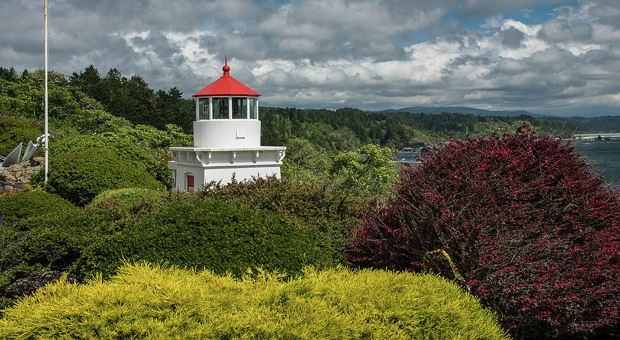 Trinidad Memorial Lighthouse in Spring #1 Photograph by Greg Nyquist