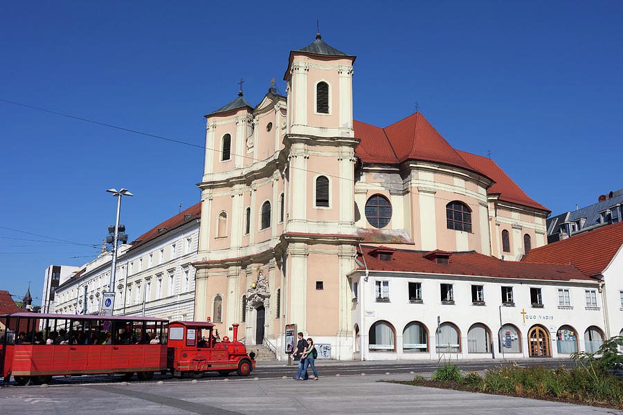 Trinity Church and Zupne Namestie in Bratislava #1 Photograph by Artur Bogacki