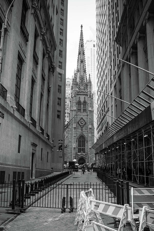New York City Photograph - Trinity Church #1 by Robert J Caputo