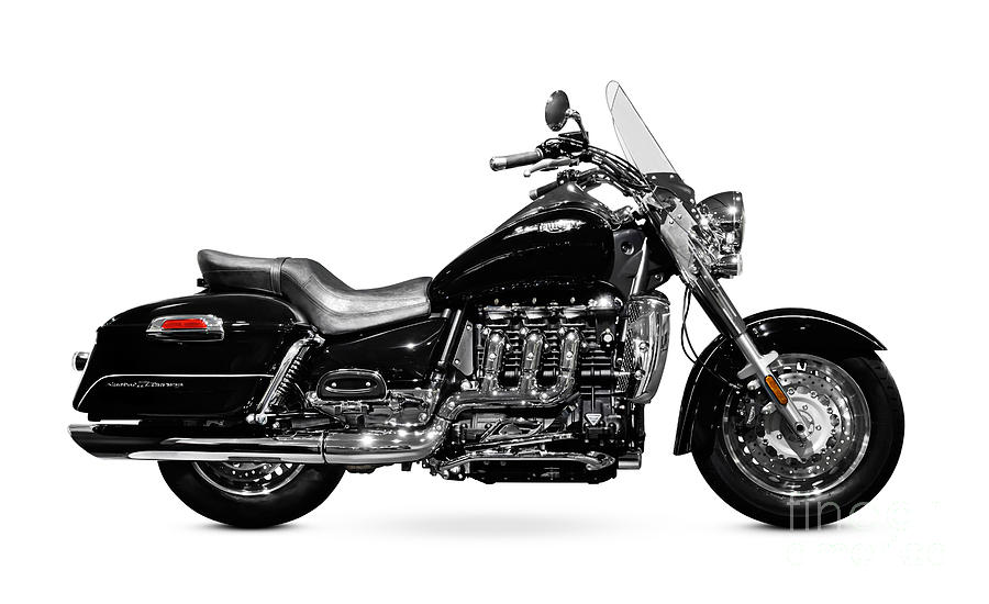Triumph Rocket III Motorcycle #1 Photograph by Maxim Images Exquisite Prints