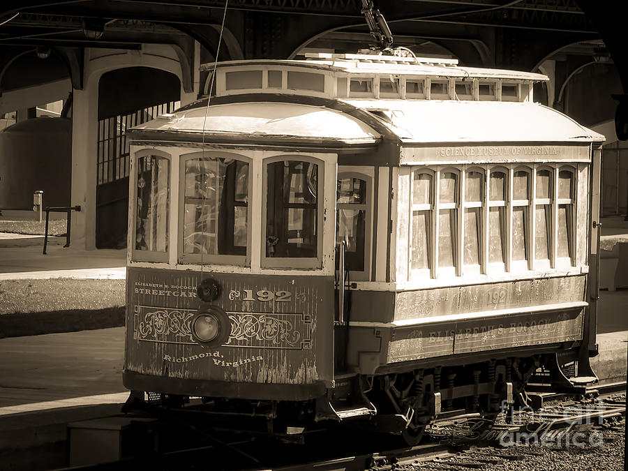 Vintage Train Trolley Photograph by Melissa Messick