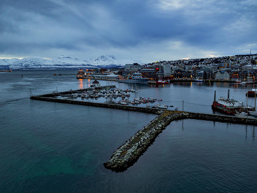 Tromso Harbour #1 Photograph by Mark Llewellyn