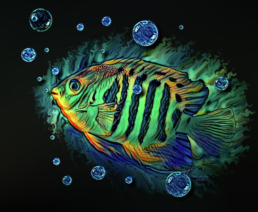 Tropical Fish #1 Digital Art by Artful Oasis