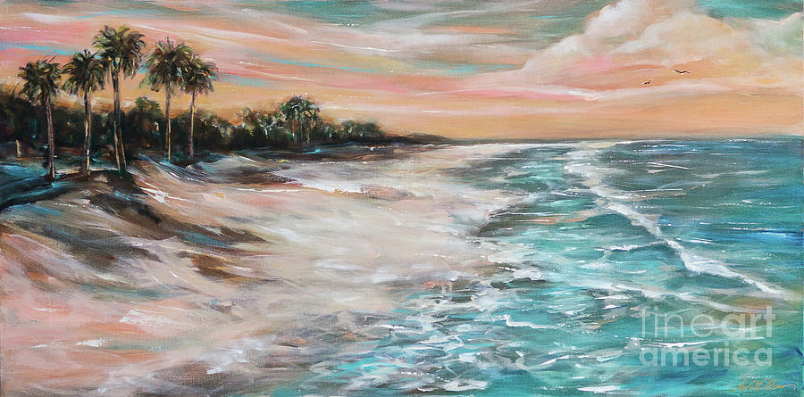 Tropical Shore #2 Painting by Linda Olsen