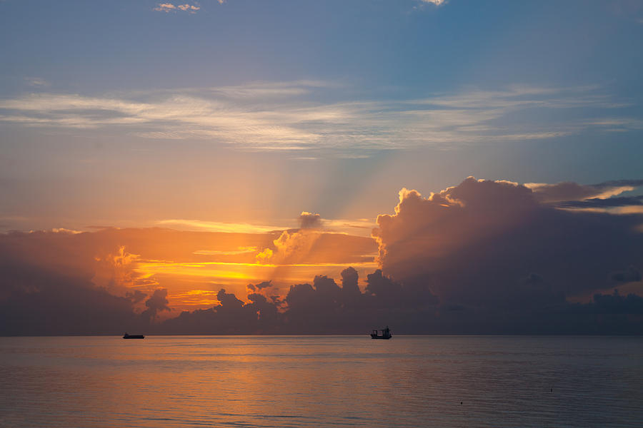 Tropical Sunrise #1 Photograph by Cliff Wassmann
