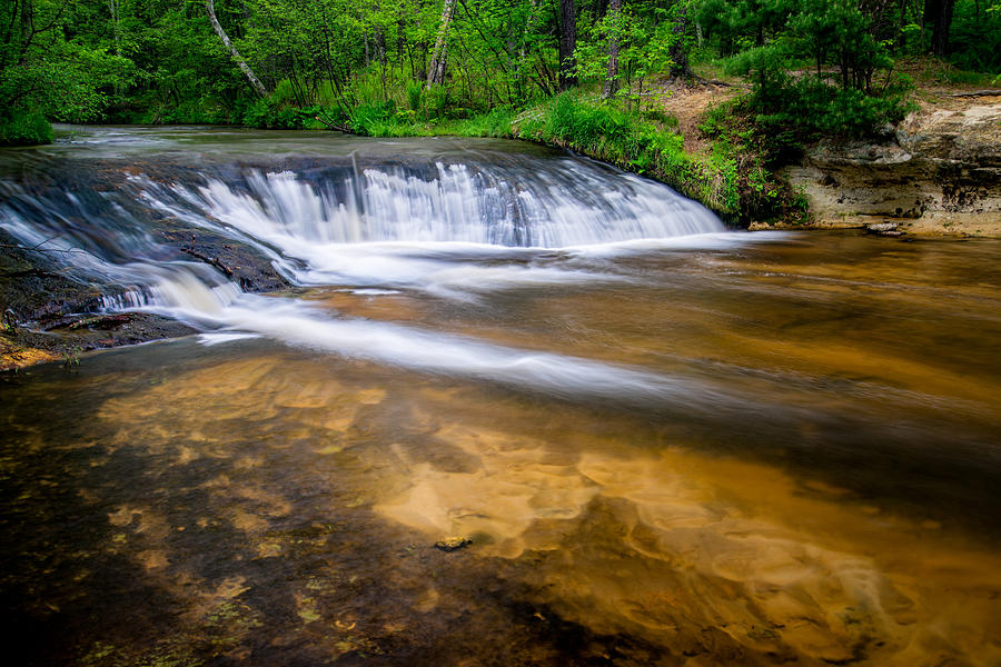 Trout Falls Photograph by Brett Perucco