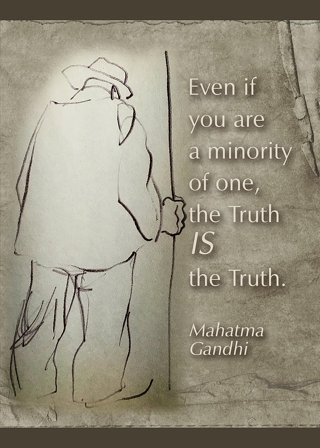 Truth is truth Drawing by Peggy Lipschutz Fine Art America