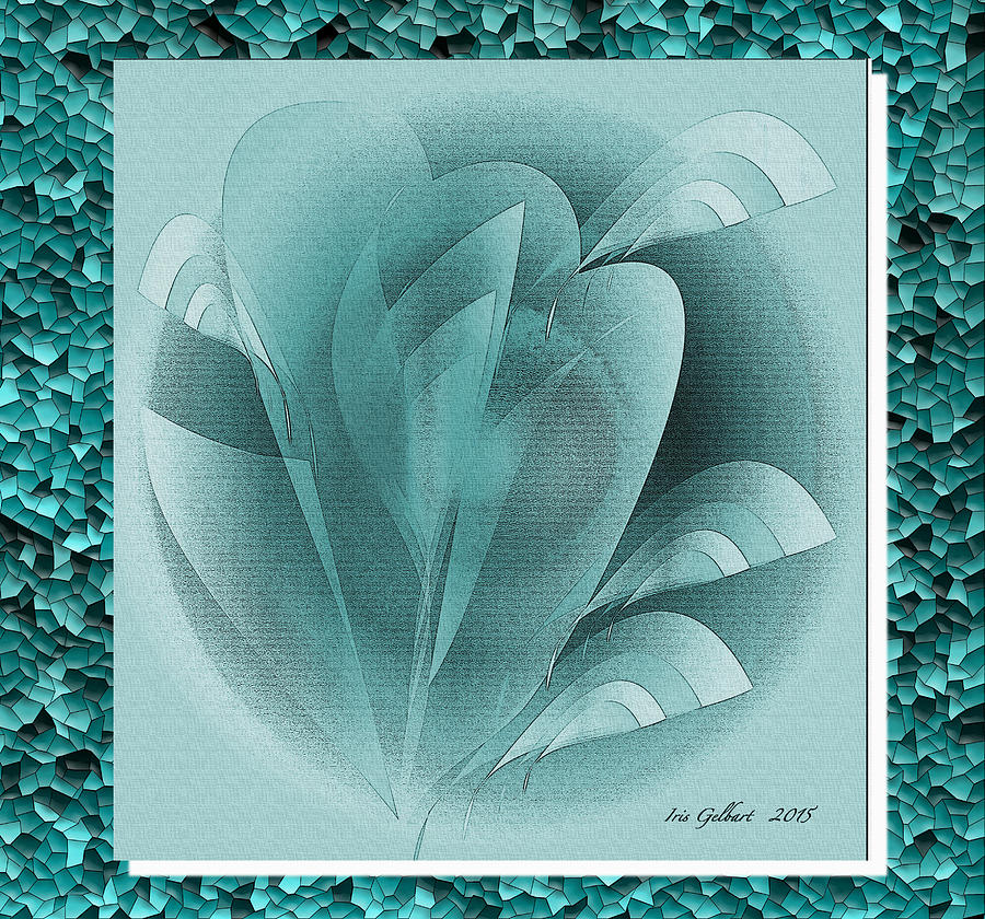 Tulip #1 Digital Art by Iris Gelbart