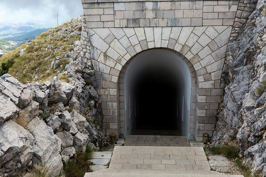 tunnel on the mountain in Lovcen in Montenegro Photograph by Elena ...