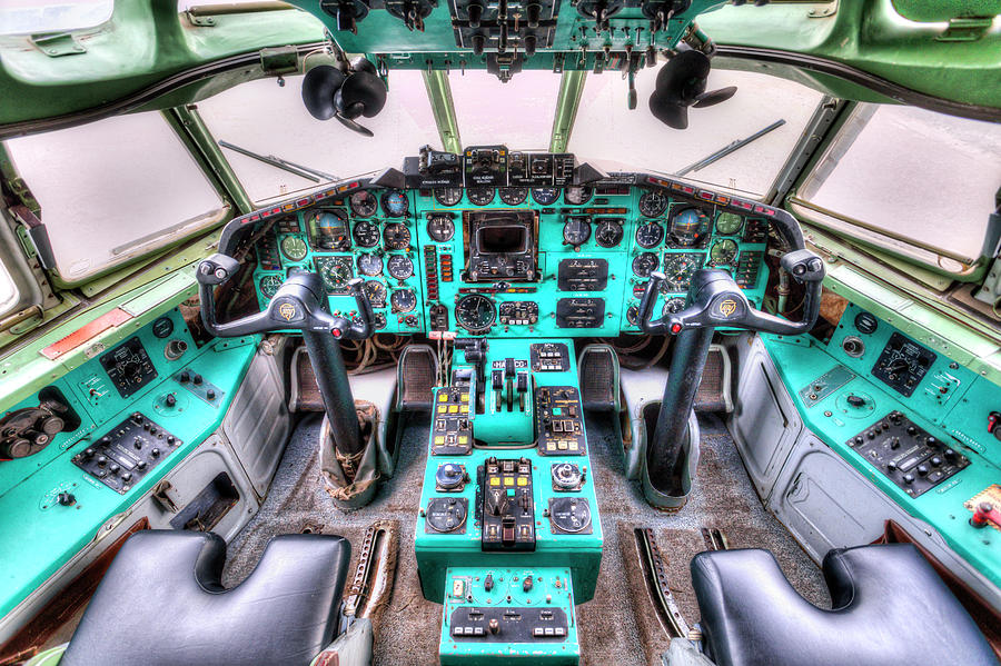 Tupolev TU-154 Cockpit #1 Photograph by David Pyatt