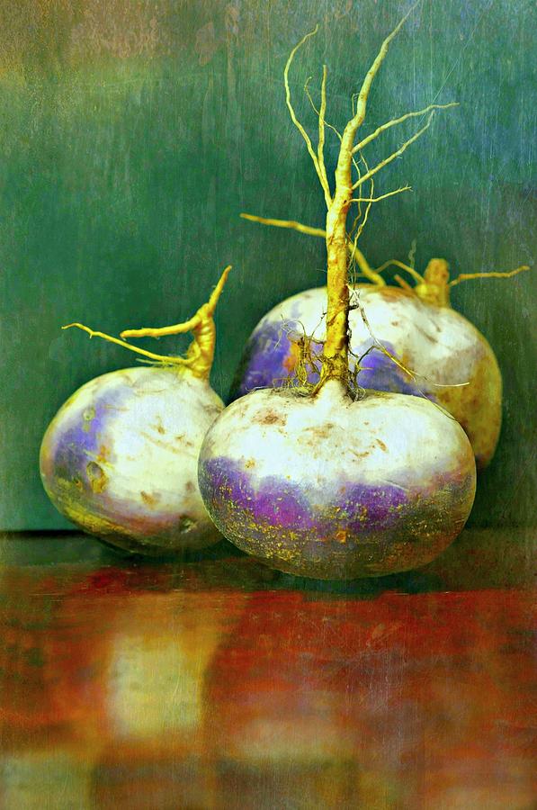 Three Turnips Photograph by Diana Angstadt