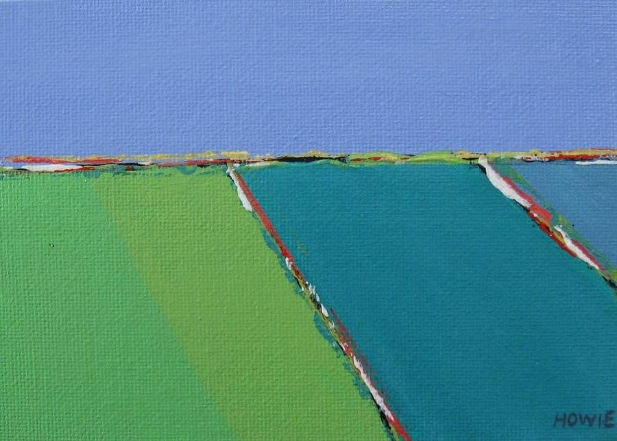 Acrylic Landscape Painting - Turquoise #1 by Brooke Baxter Howie