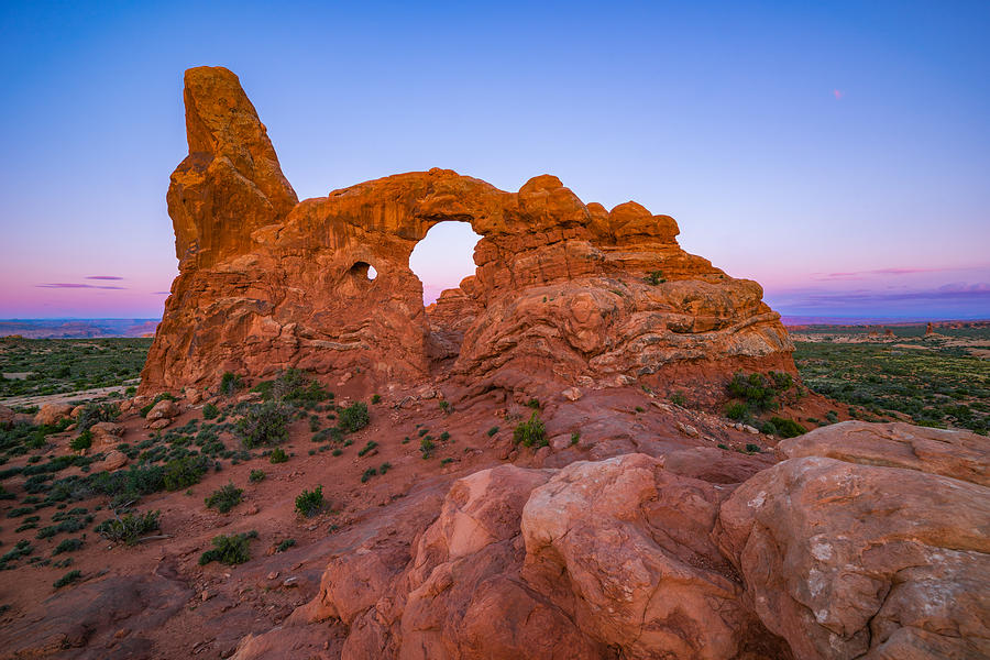 Arches National Park Photograph - Turret Arch Sunrise #1 by Darren White