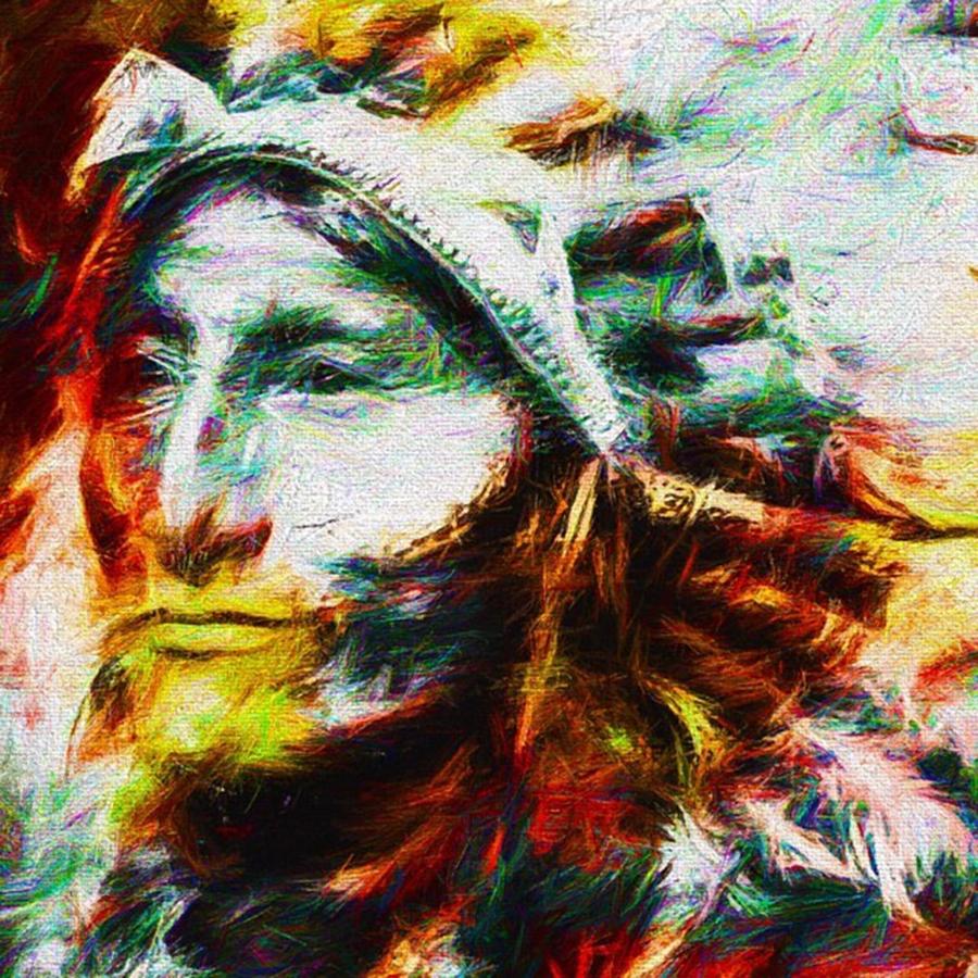 Pocahontas Photograph - #turtleisland #nativeamericanindian #1 by David Haskett II