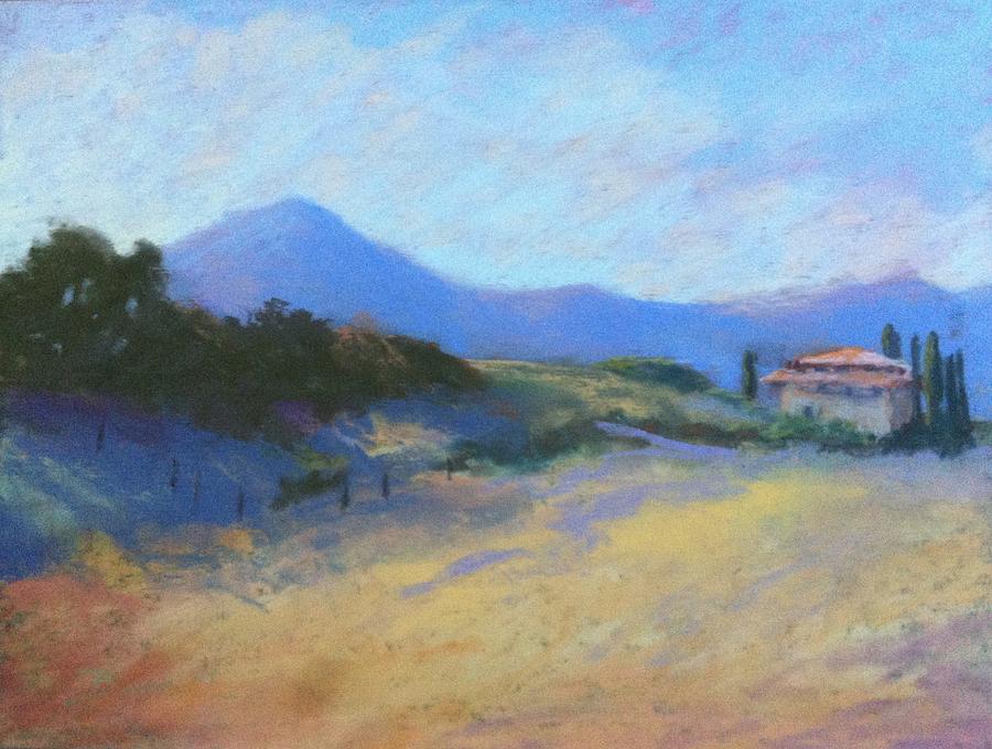 Tuscany Painting - Tuscan Farm by Janet Biondi Tuscany Painting - Tuscan Farm by Janet Biondi