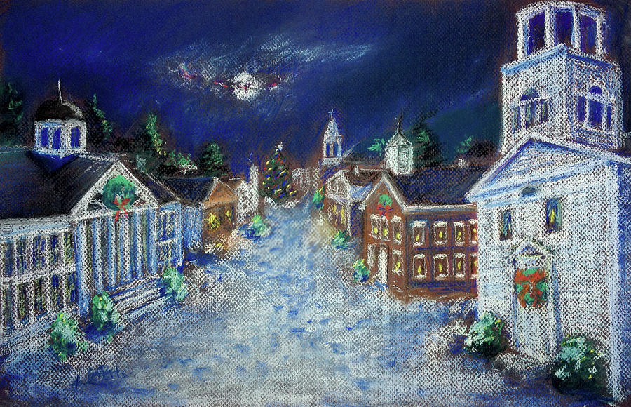 Twas the night before #1 Pastel by Terre Lefferts