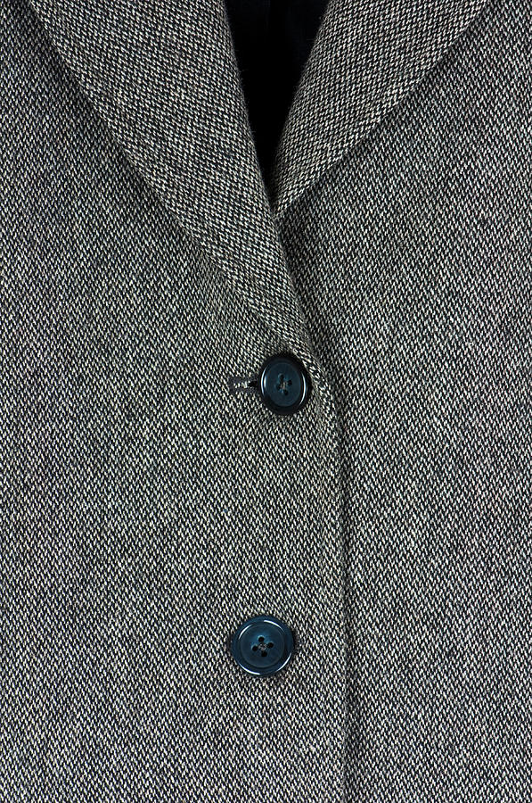 Tweed jacket detail #1 Photograph by Dutourdumonde Photography